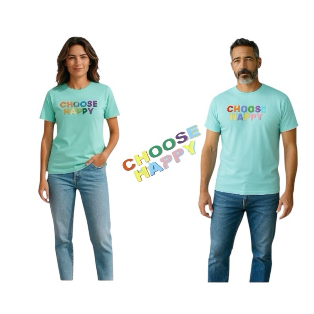 Pride ‘Choose Happy' All Gender Graphic Short Sleeve Tee